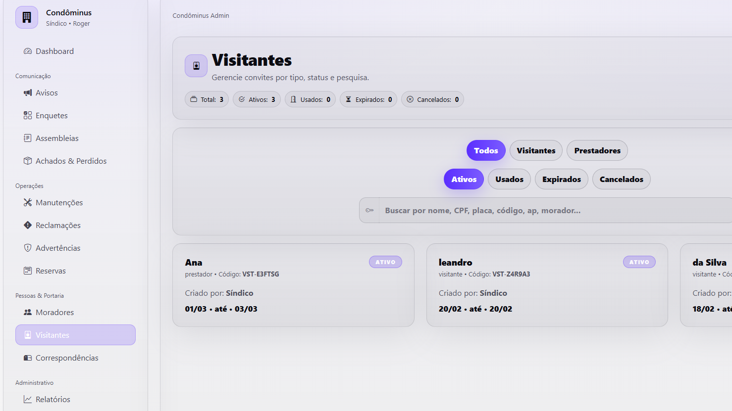 Reservas Web